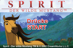 Spirit - Der Wilde Mustang - Auf der Suche nach Homeland Title Screen